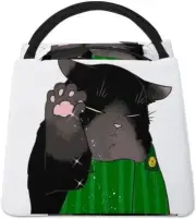 Decisive cat is depressed today, too Lunch bag Lunch bag Lunch bag Keep cool/w