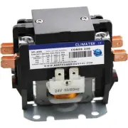 ClimaTek 2 Double Pole, 40 Amp, 24 Volt Coil A/C Condenser Contactor Relay Re...
