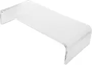OFFSCH Computer Keyboard Protector Acrylic Cover White Mechanical Office Monitor Stand