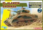Dragon 1/35 WWII British Army El Alamein Sherman with Magic Track Model