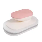 4Pcs Handle Sponge Cleaning Brush Kitchen Bathroom Wash Pot Scouring Pad Multifunctional Cleaner Brush