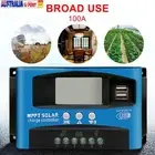 100A Solar Panel Regulator Charge Controller 12V/24V Auto Focus Tracking MPPT
