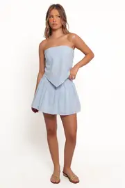 [PUP3] Boala Mini Skirt - Light Blue XS light blue