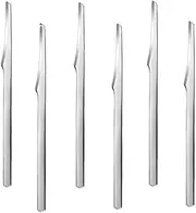 Pedicure Knife Tools Kits, Professional Stainless Steel Foot Scrubber Dead Skin Remover,6 Pcs Foot Scraper Knife to Remove Dead Skin Callus Knife Scraping Pedicure Tools for Men Women