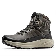 [NORTIV 8] Men's Waterproof Hiking Boots Lightweight Non-Slip Outdoor Ankle Trekking Boots, Dark Brown, 11