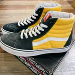 VANS SK8 HI 黑黃 拼接 高筒鞋 檯面展示鞋 瑕疵 可接受再下標