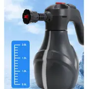 Electric Foam Sprayer Wireless Car Wash Foam Pump Household Watering Sprayer for Car Washing Garden Plant Watering,2L Black