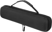 Gatuida Curling Iron Case Hard Eva Organizer Bag for Hair Straighteners and Curling Wands Protective Travel Sleeve with Compartments for Safe Storage of Styling Tools Black