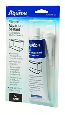 Aquarium Safe Silicone Sealant 3 Oz. Tube Black - Aqueon