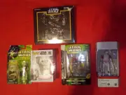 Star Wars Lot Of Action Figures, Funko Pop And Keychains.