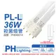 2入 【PHILIPS飛利浦】 TUV 36W PL-L UVC 殺菌燈管 歐洲製 PH040014