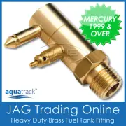 BRASS FUEL TANK END FITTING MERCURY/MARINER 1999 & UP - Boat/Outboard Fuel Line