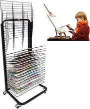 Oil Painting Rack Art,25 Shelves,Art Drying Rack for Classroom,for Childcare Centers and Art Classroom or Studio