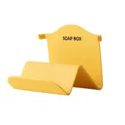 4Pcs Streamline Holder Bathroom Shower Soap Storage Box Dish Plate Tray Free Punching Drain Plastic Tray Wall Shelf