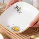 ❤川島❤ 日式陶瓷餐盤 釉下彩 吃飯碗 陶瓷卡通碗 菜盤子 湯碗 圓碗 魚盤 淺盤 方盤 陶瓷餐具組合 碗碟套裝