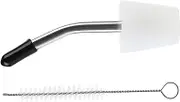 cCoffee Pot Water Spout,Sturdy Pour Spout with Cleaning Brush, Heavy Duty Versatile Kettle Attachments, Hot Chocolate, Tea, Liquor, Beverage Drinks, 3.94 inches