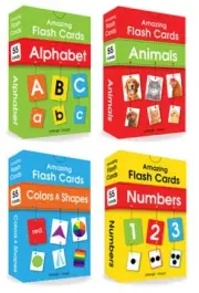Amazing Flash Cards Set of 4 Boxes: Early Development of Preschool Toddler