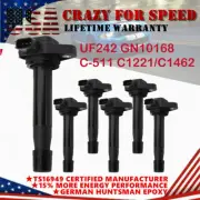UF242 Ignition Coil Set of 6 5C1013 For Honda Odyssey Pilot Ridgeline Accord V6 (for: Honda)