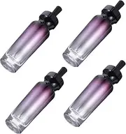 LIFKOME 4Pcs Glass Dropper Bottles for Essential Oils Refillable Travel Accessories Elegant Glass Jars for Perfume and Oil Versatile Empty Bottles for Home and Travel Use