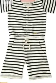 PAPFAR Organic Cotton Girl's Jumpsuit, Shorts, Dungarees size 6 years, 116