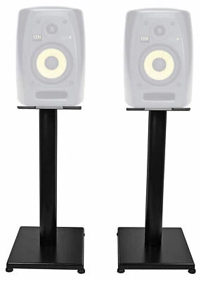 Rockville 21” Black Steel Studio Monitor Speaker Stands For KRK VXT-6 Monitors