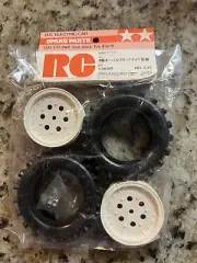Tamiya 5233 1/10 4WD Oval Block Tire (Front) New. Hotshot Super Shot Tires