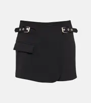 [Dion Lee] Dion Lee Interlock high-rise wrap miniskirt AU 8 black