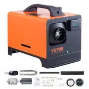 Diesel Air Heater, 12V 5KW All-on-one Diesel Heater with Remote Control and LCD Display, 5L Fuel Tank Portable Diesel Parking Heater, Rapid Heating for RV Trailer Camper Van Boat And