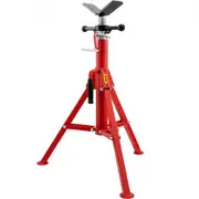 VEVOR Pipe Jack Stand V-Head Foldable Legs 2500LB Max. Height 52"