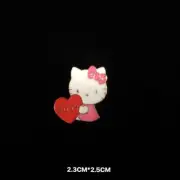 Hello Kitty Heart Lapel Pins Backpack Anime Brooches Collar Fashion Jewelry
