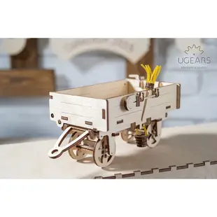 Ugears｜拖拉機配件｜拖車｜免電力自走模型 木製模型 DIY 立體拼圖 烏克蘭 拼圖 組裝模型 3D拼圖 載貨