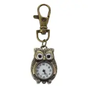 Keychain Clock Keyring Owl Shape 37X24Mm P3R41685