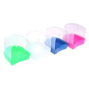 Plastic Bird Water Bath Box Bathtub Parrot For Parakeet Hanging BowlB AF CR