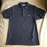 在飛比找蝦皮購物優惠-保證正品 Lacoste 深灰色 網眼 短袖POLO衫 si