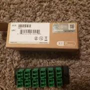 FHD Fiber Adapter Panel 12 Fibers OS2 Single Mode 12xLC APC Duplex #25514