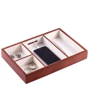 Bey-Berk Wood Open Jewelry Boxes