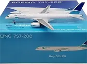 Pre-Built Model Aircraft Scale Highly Detailed Aircraft Model 1:400 11CM for ASL Airlines B757-200F OE-LFB Freighter Airplane Miniature Miniature Airplane Model