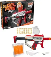 Nerf Pro Gelfire Mythic Blaster, 1,600 Gelfire Rounds, Hopper, Rechargeable Battery, Goggles