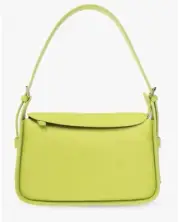 MCM Small Aren Hobo Monogram Crossbody Bag Acid Neon Green NEW