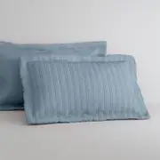 Sheridan Henderson Tailored Pillowcase Sham in Steel Blue Size: Standard Material: Cotton @Sheridan Rewards