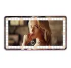 For Women 60 LEDs Car Sun Visor Vanity Mirror Makeup Mirror with 3 Light Modes