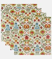 [Cabana] Cabana Rinascimento set of 4 linen napkins One Size multicoloured