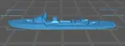 HNoMS Sleipner - Norway - Wargaming - Axis & Allies - Naval Miniature