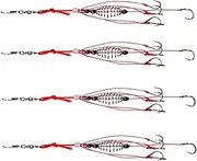 BESPORTBLE Fishing Hooks with Spring Bait Cage for Carp and Crucian Fishing Reusable Storage Included for Fisherman