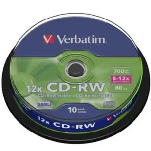 威寶 SERL CD-RW 4X-12X 700MB 桶裝(50片)