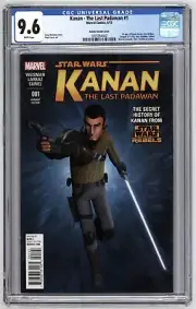 Star Wars: Kanan the Last Padawan #1 ~ CGC 9.6 ~ Rebels Variant