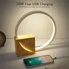 Bedside Lamp Touch Table Lamp With Natural Sounds, Desk Lamp With Alarm Clock