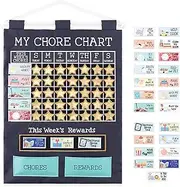 The Peanutshell Toddler Chore Chart, Reward Chart for Kids, 58 Pieces