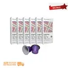 Alora Coffee Co,6 packs of 10 Nespresso Compatible pods (60 pods total), Strong
