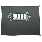 Pm Just Want To Go Skiing Adult Problem - Tea Towel cleaning cloth Dish Running